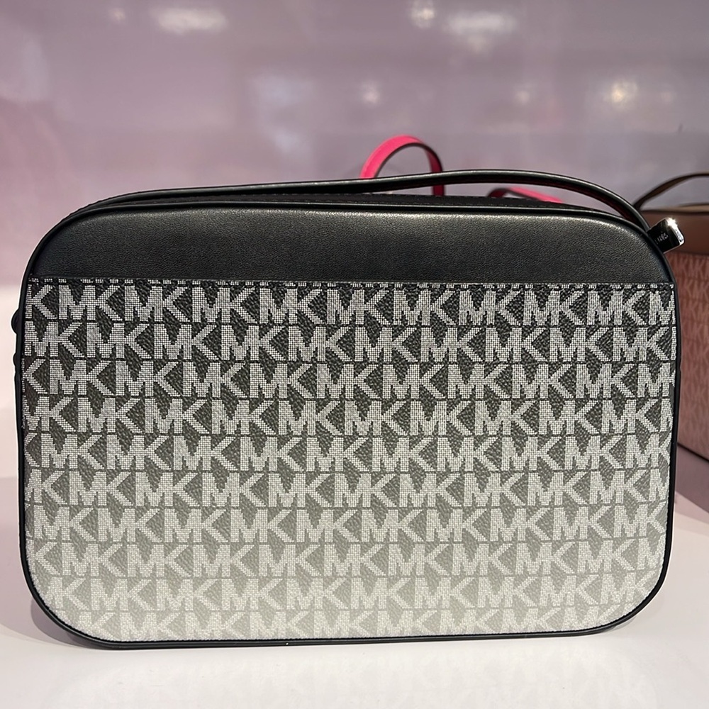 Michael Kors Jet Set Item Large Ombré EW Signature ZP Chain XBody Logo Crossbody - Picture 7 of 15
